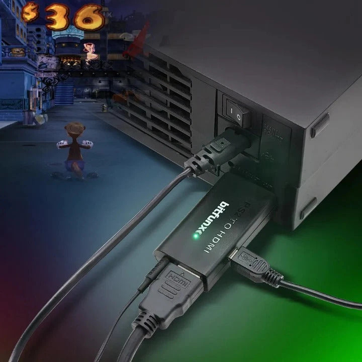 New PS2 to HDMI Video Converter Composite AV to HDMI