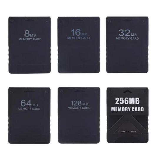 PS2 Memory Card 16MB-256MB High Capacity