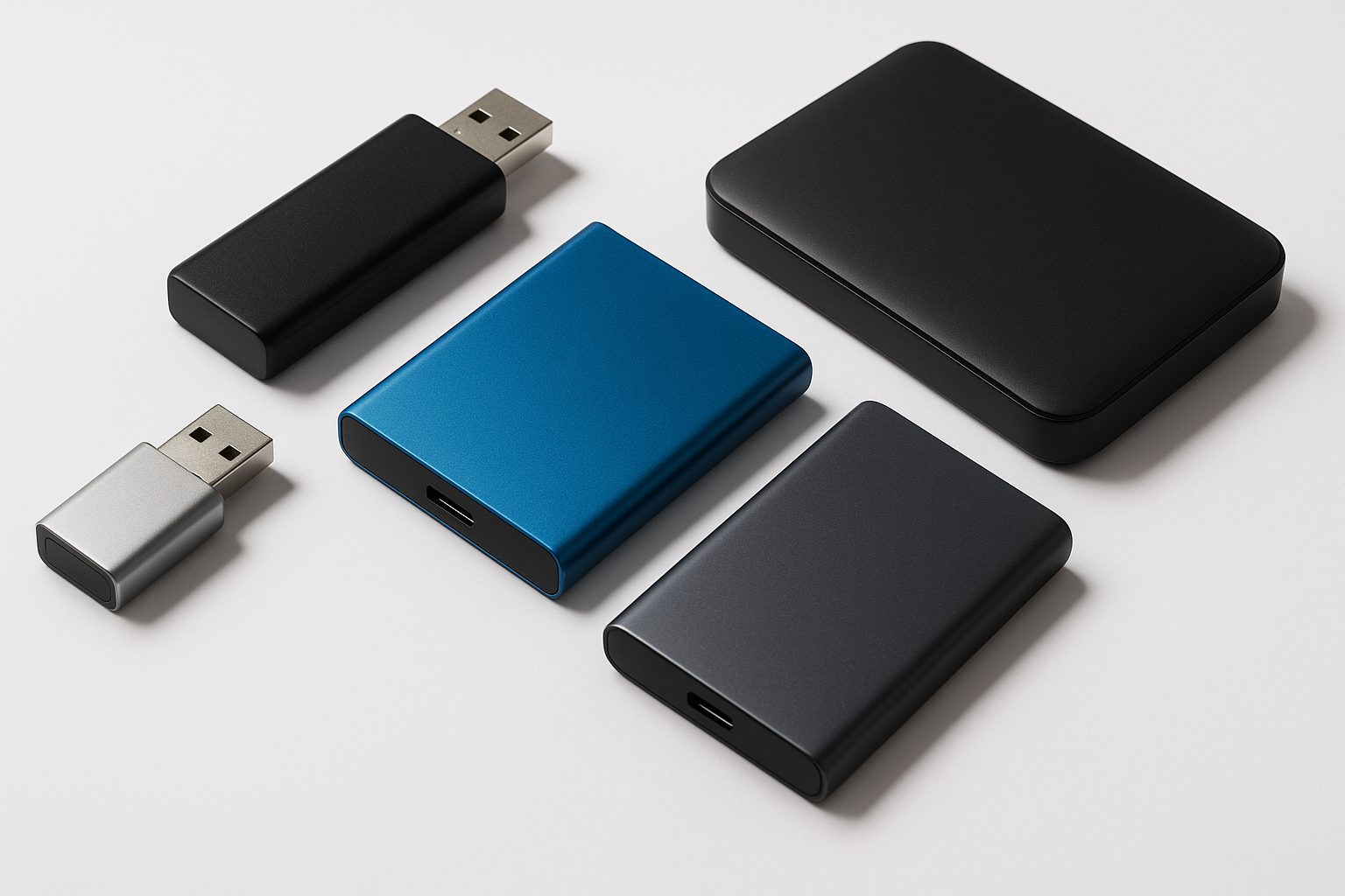 Portable hard drive images